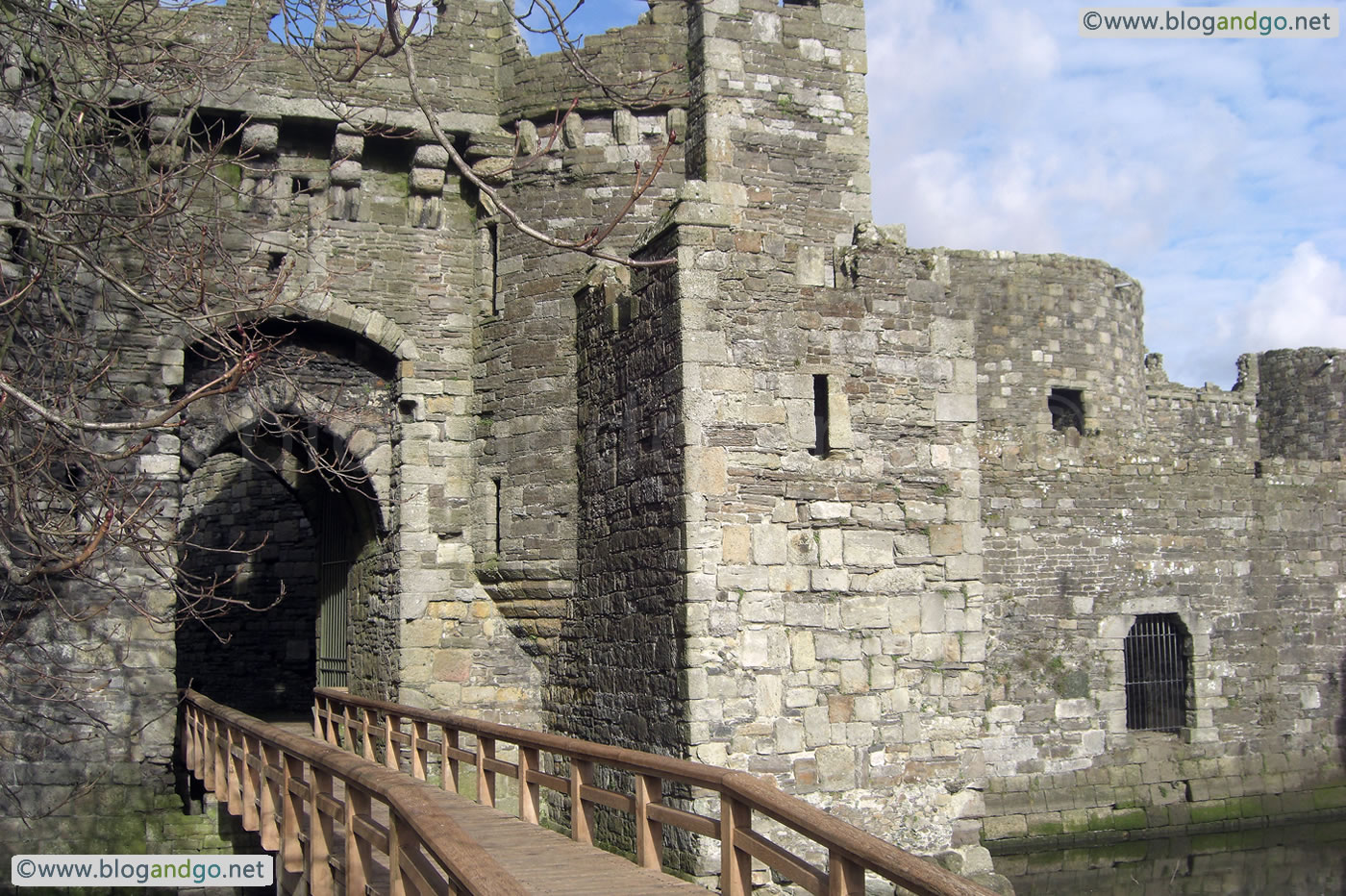 Beaumaris Castle - South gate